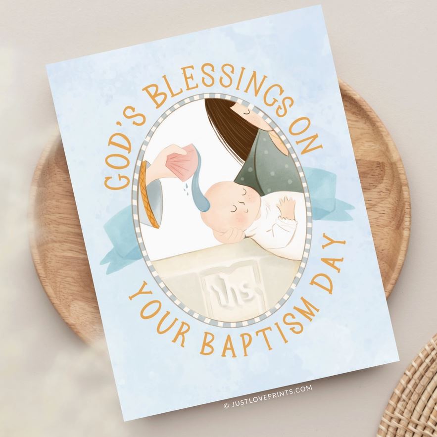Baptism Day Greeting Card