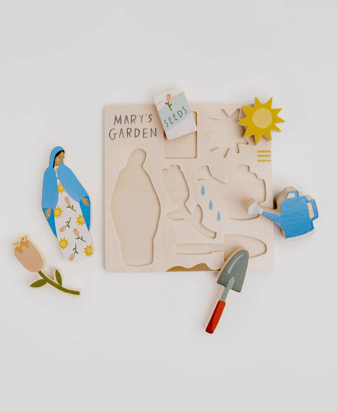 Mary's Garden Wooden Puzzle