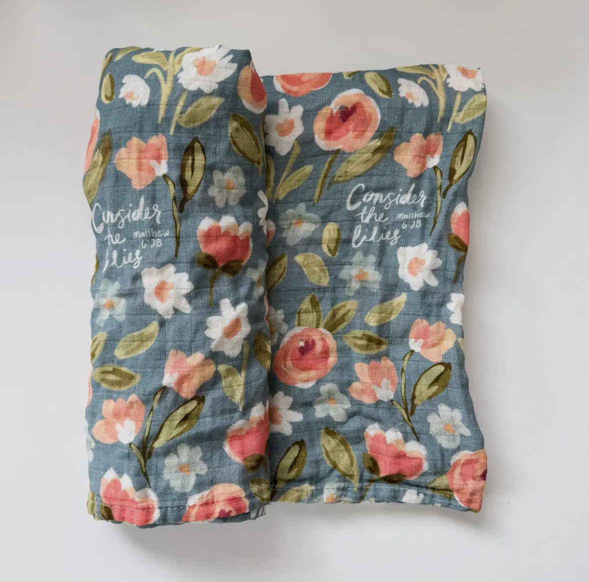 Consider the Lilies Swaddle Blanket