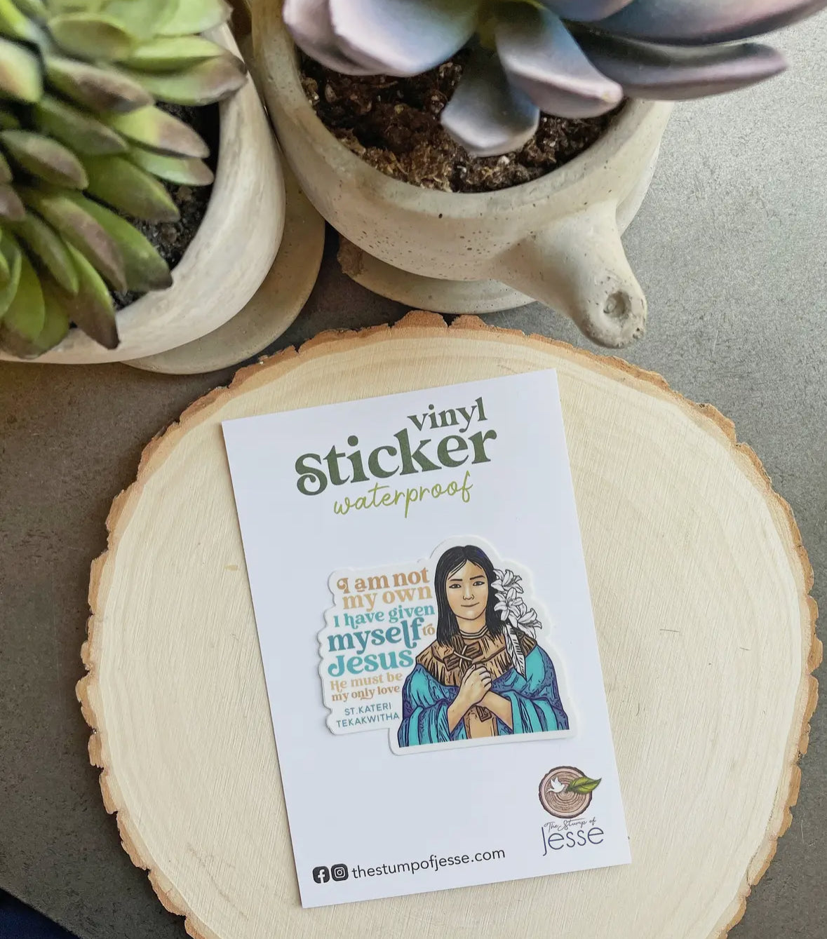 St. Kateri Tekakwitha Sticker
