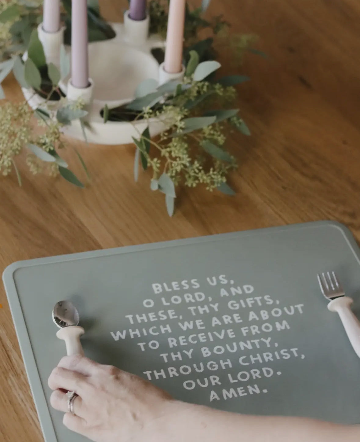 Meal Blessing Silicone Placemat
