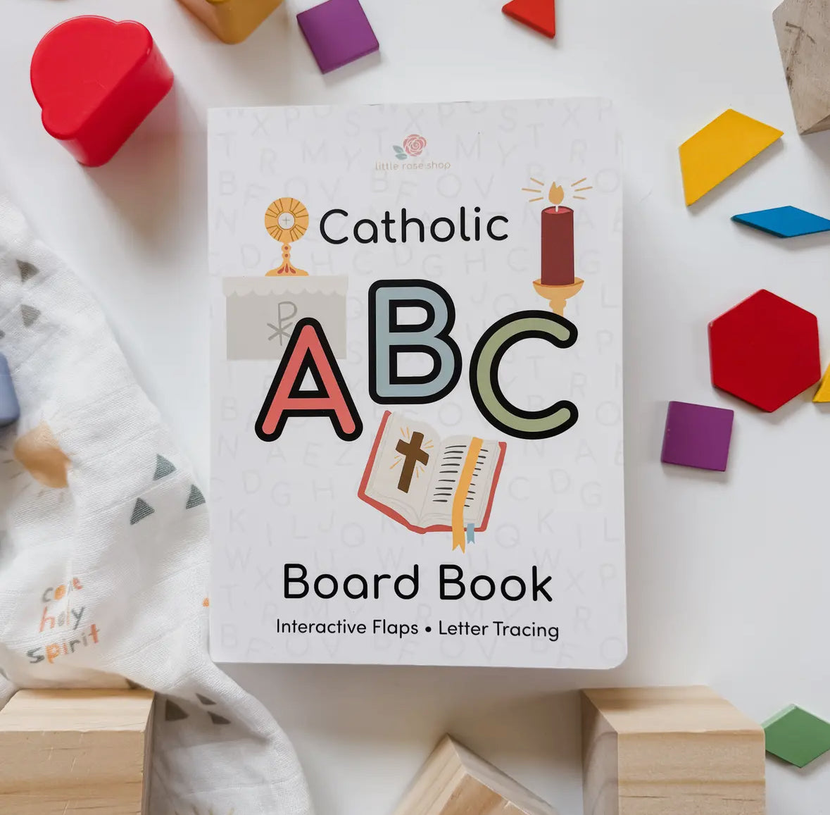 "Gently Flawed" Catholic ABC Board Book