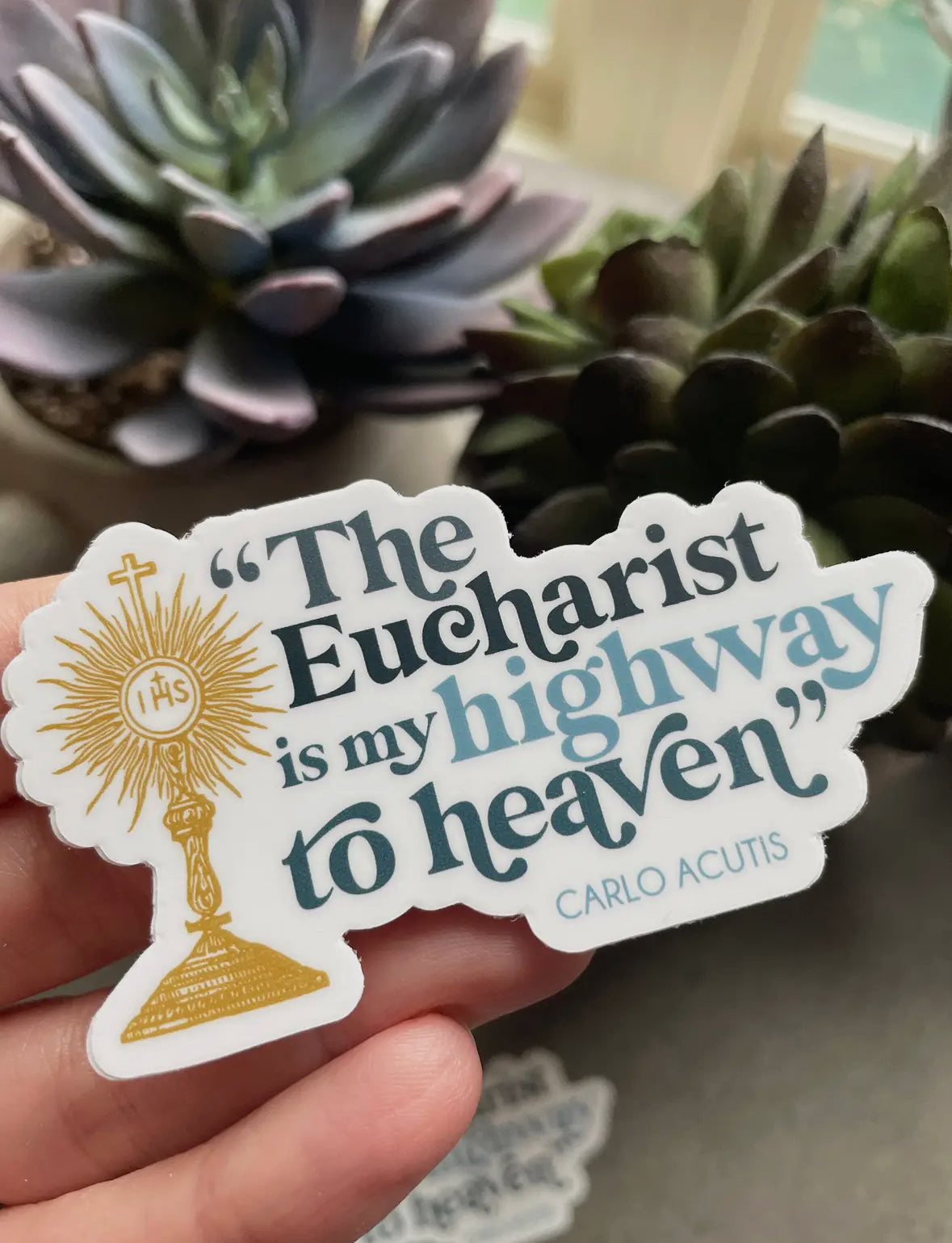 Carlo Acutis The Eucharist Sticker