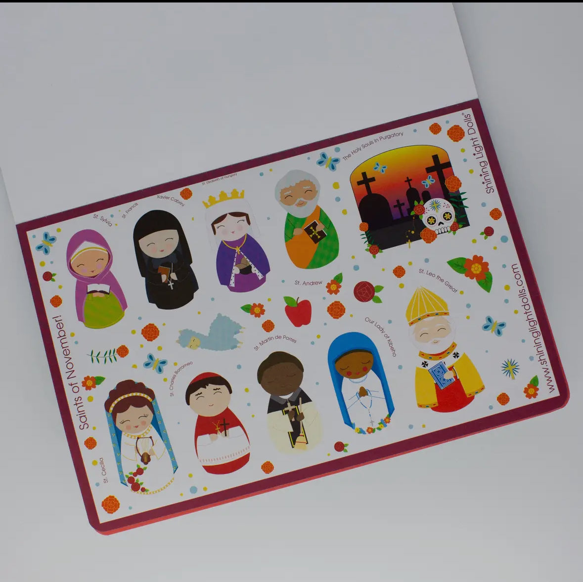 Saints of the Month Sticker Book