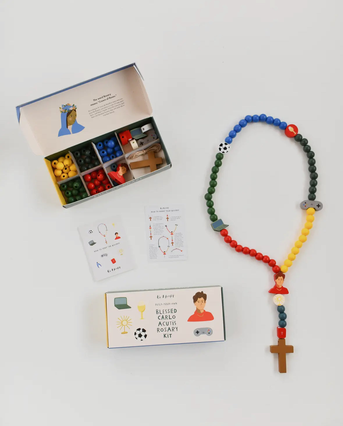 Blessed Carlo Acutis Rosary Kit