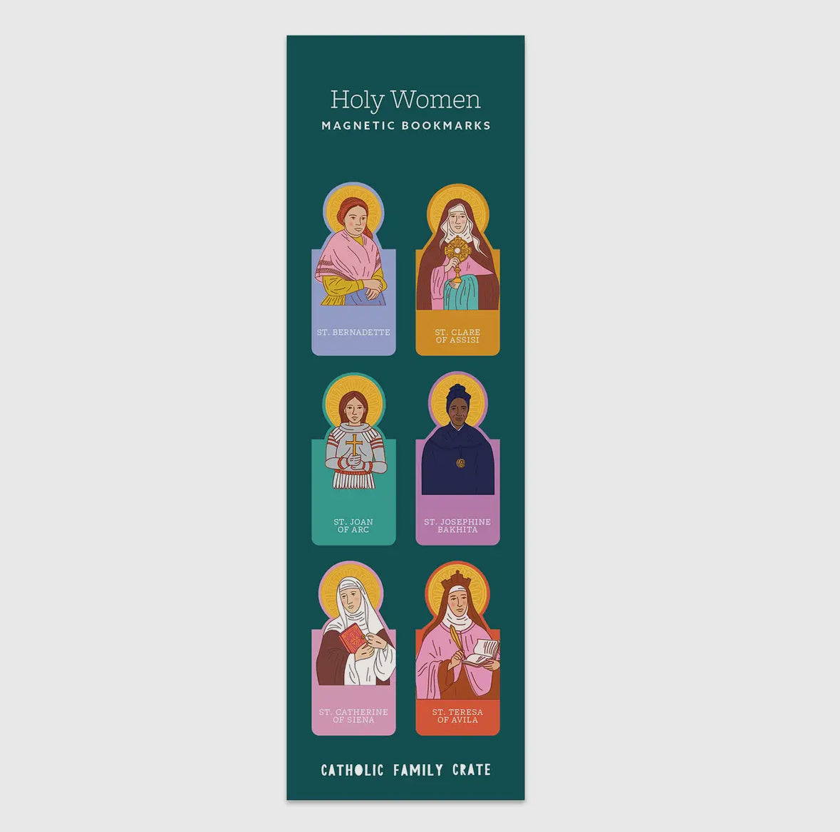Holy Women Magnetic Bookmarks - 6 Pack