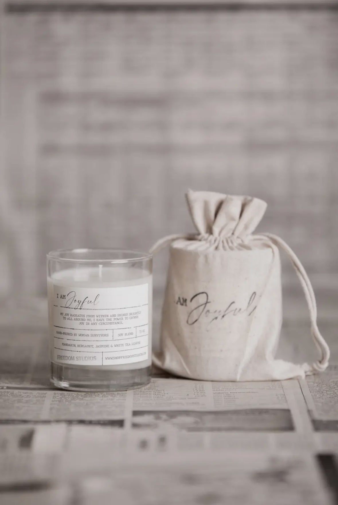 I Am Joyful 7.5 oz Candle