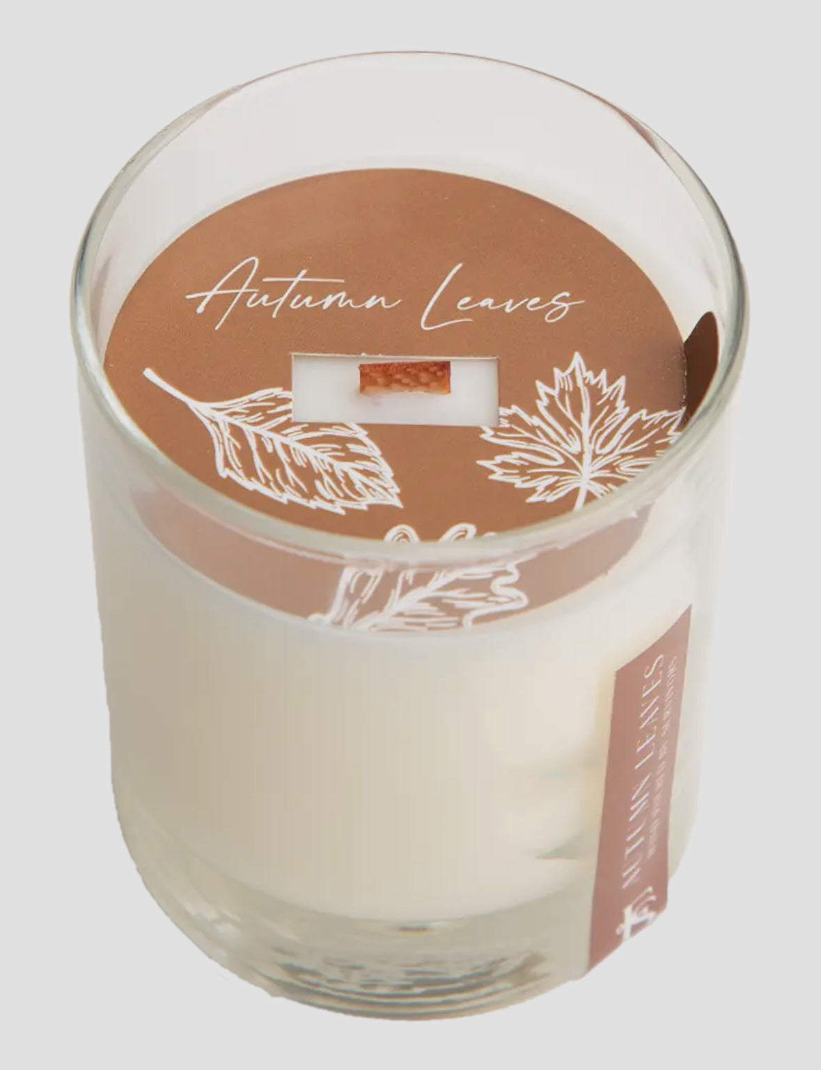 Autumn Leaves Wooden Wick 7.5 oz Candle