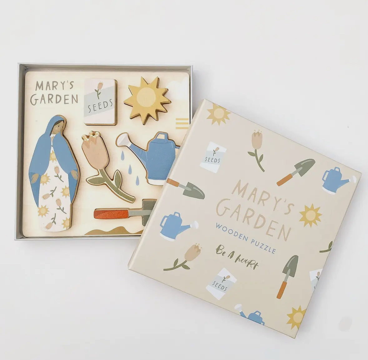 Mary's Garden Wooden Puzzle