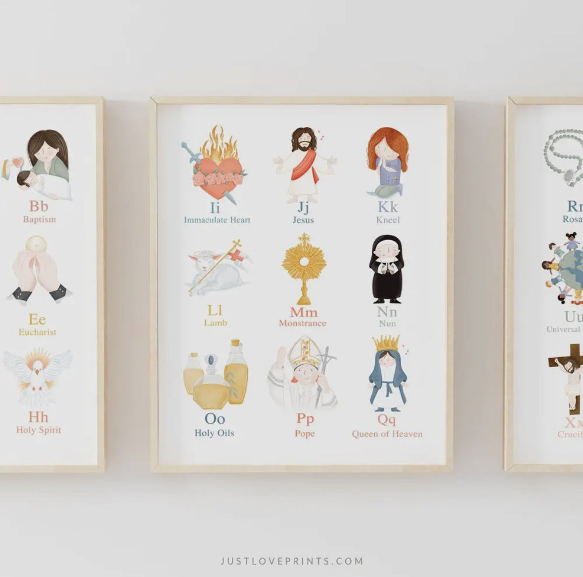 Catholic Alphabet Prints