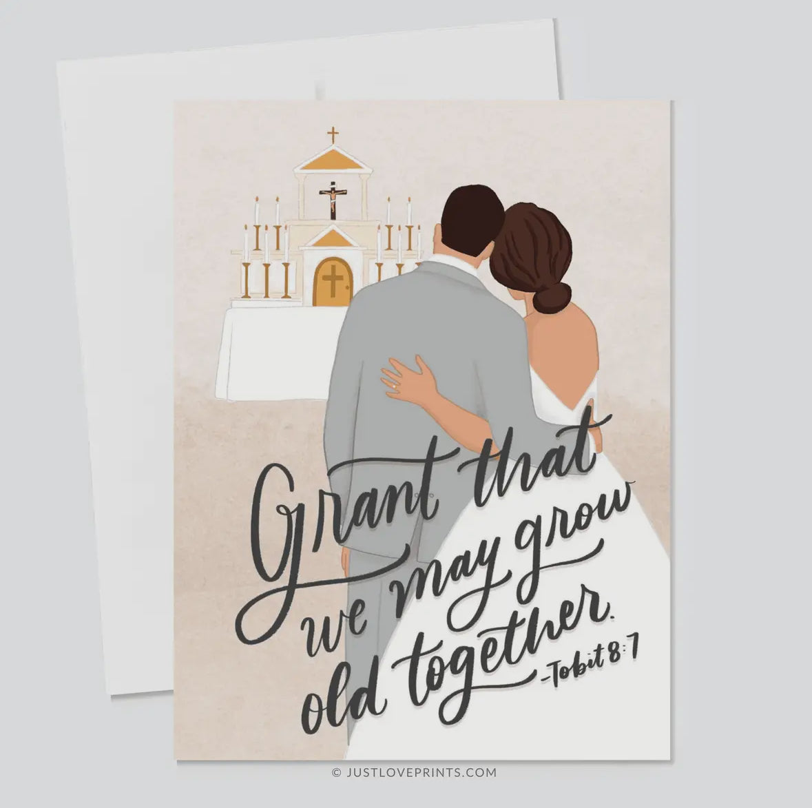 Grant that We May Grow Old Together Greeting Card