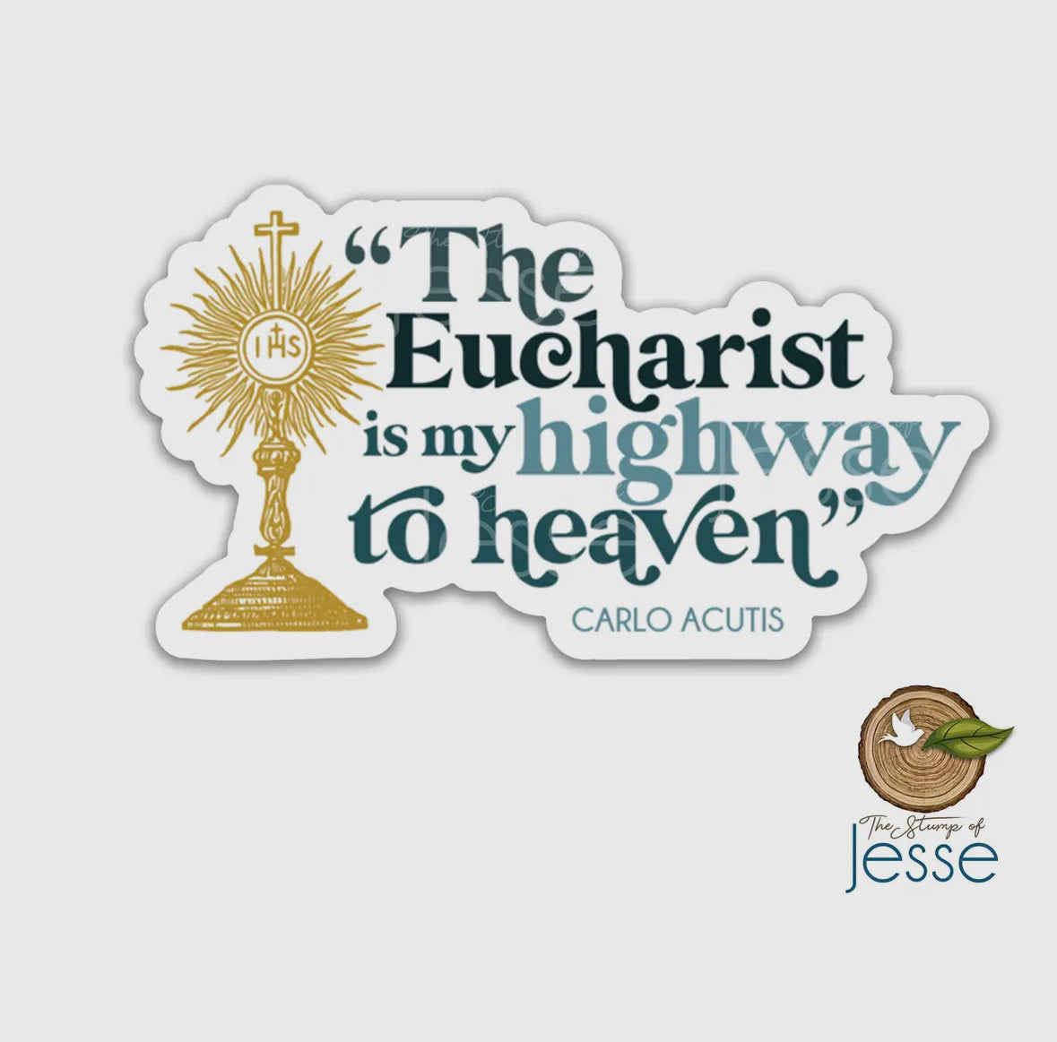 Carlo Acutis The Eucharist Sticker
