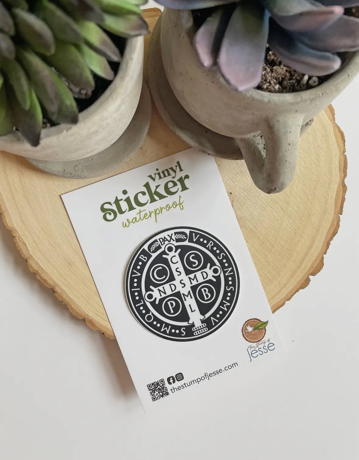 St. Benedict Medal Sticker