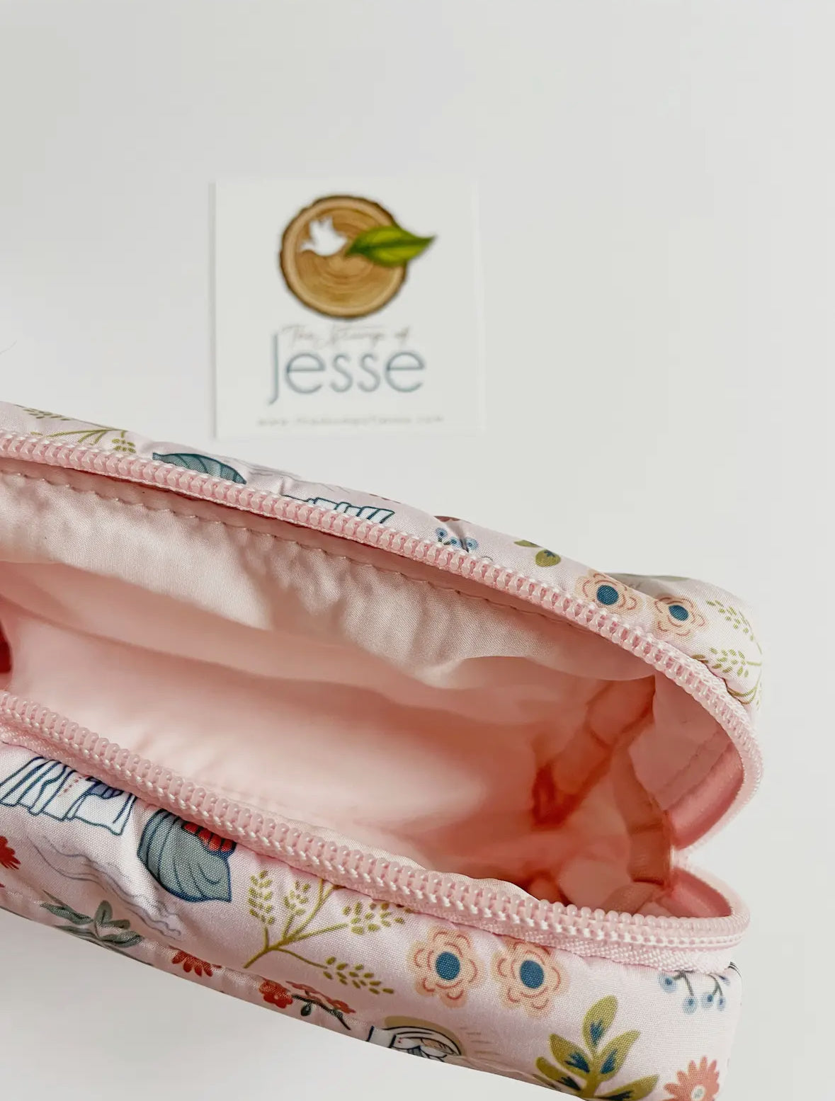 Our Lady of Lourdes Puffer Pouch