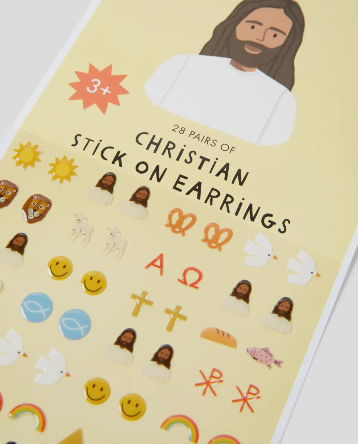 Christian Stick on Earrings