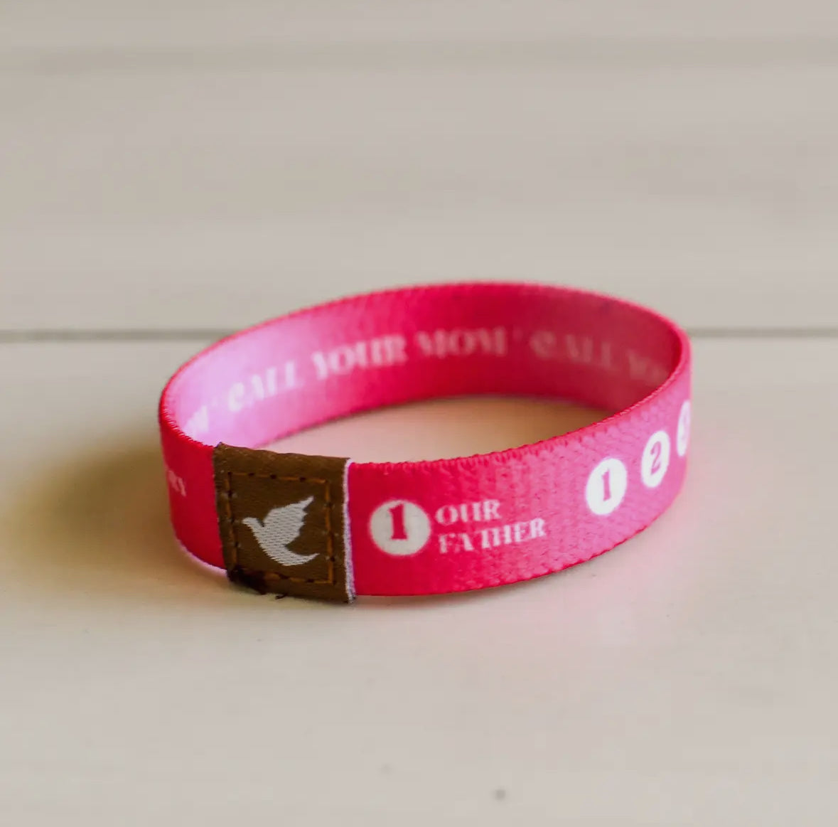 Call Your Mom Girls Rosary Bracelet