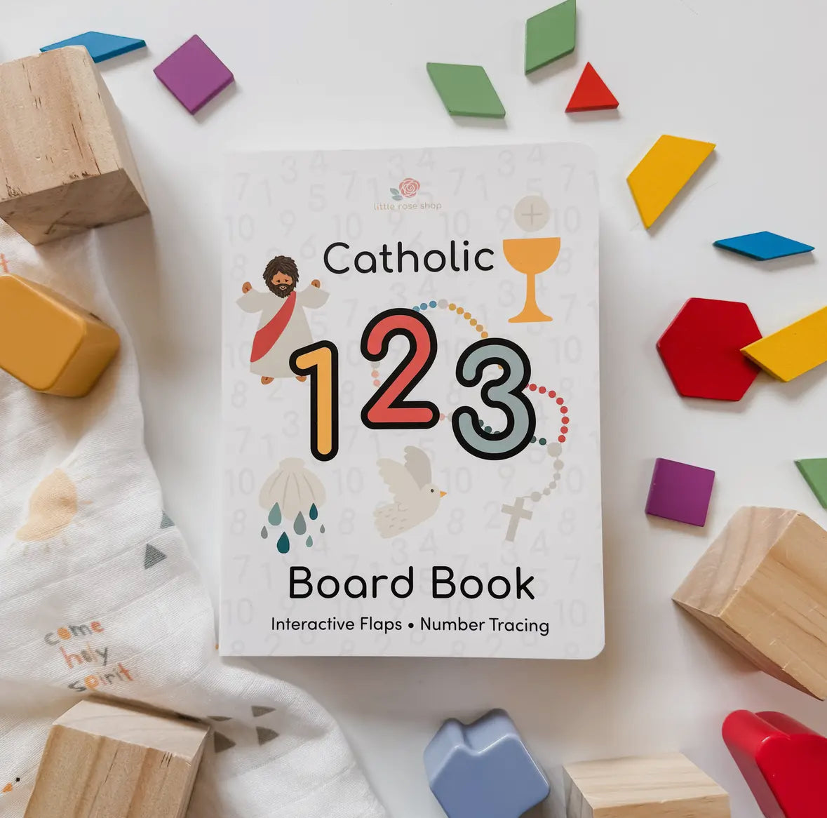 "Gently Flawed" Catholic 123 Board Book