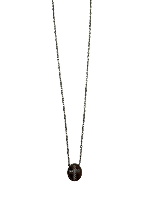 Silver Children's Necklace Medal Cross