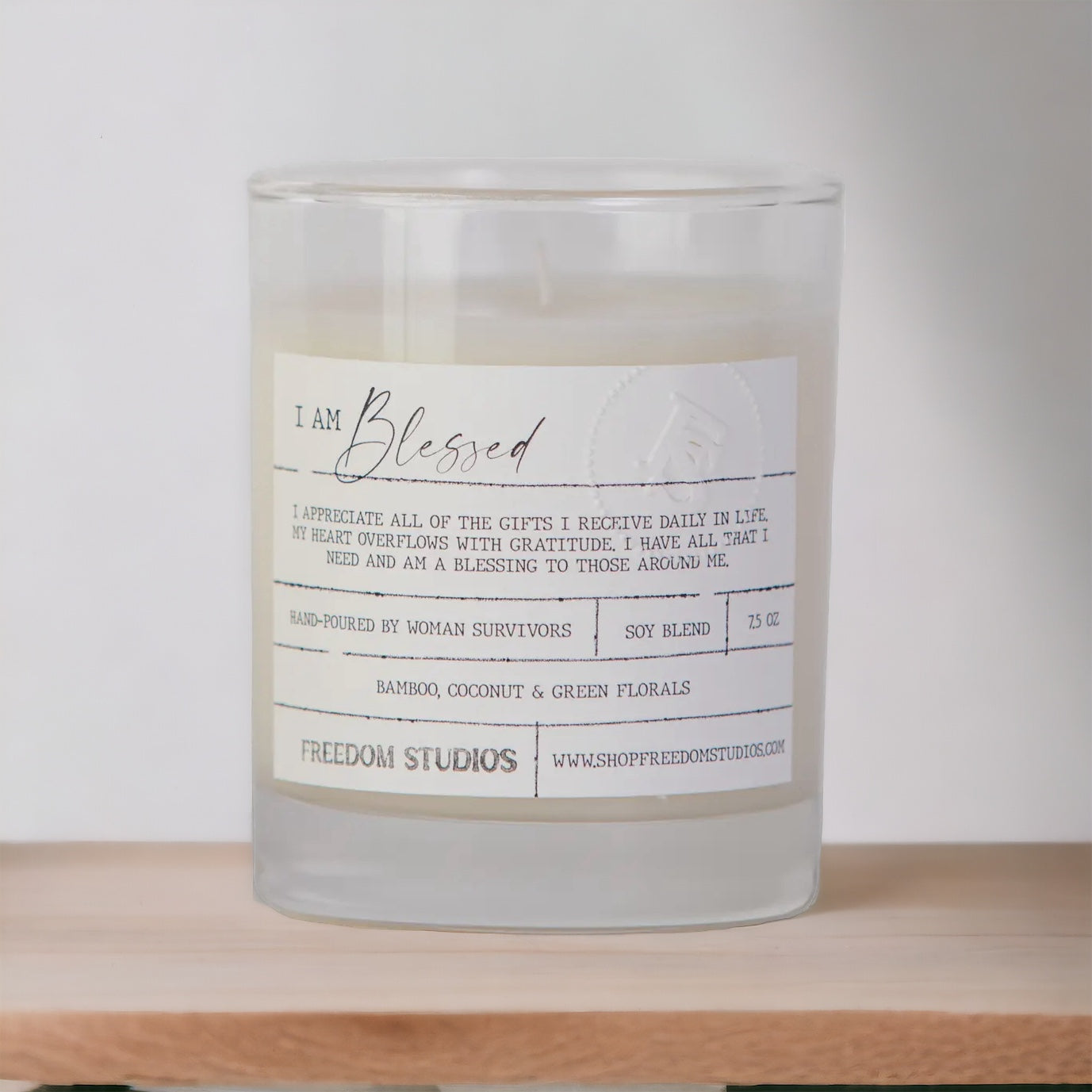 I Am Blessed 7.5 oz Candle