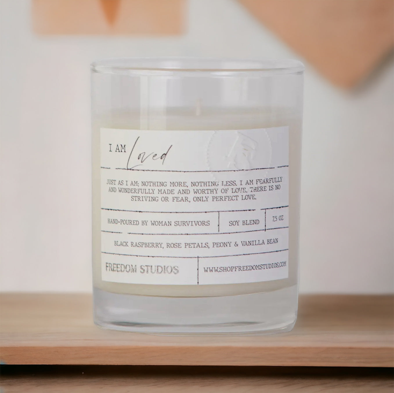 I Am Loved 7.5 oz Candle