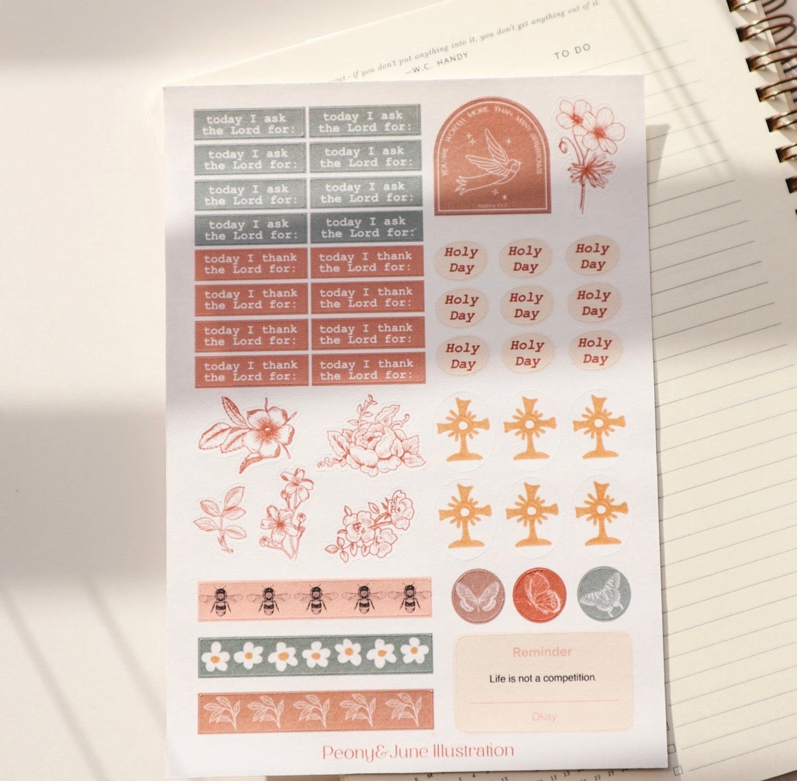 Prayer Journal Sticker Sheet