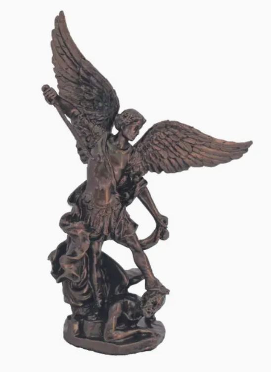 St. Michael in Cold Cast Bronze
