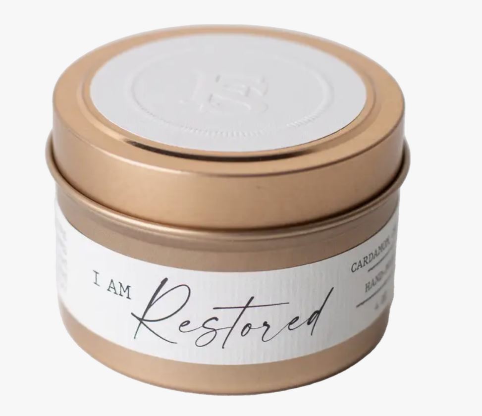 I Am Restored Travel Tin