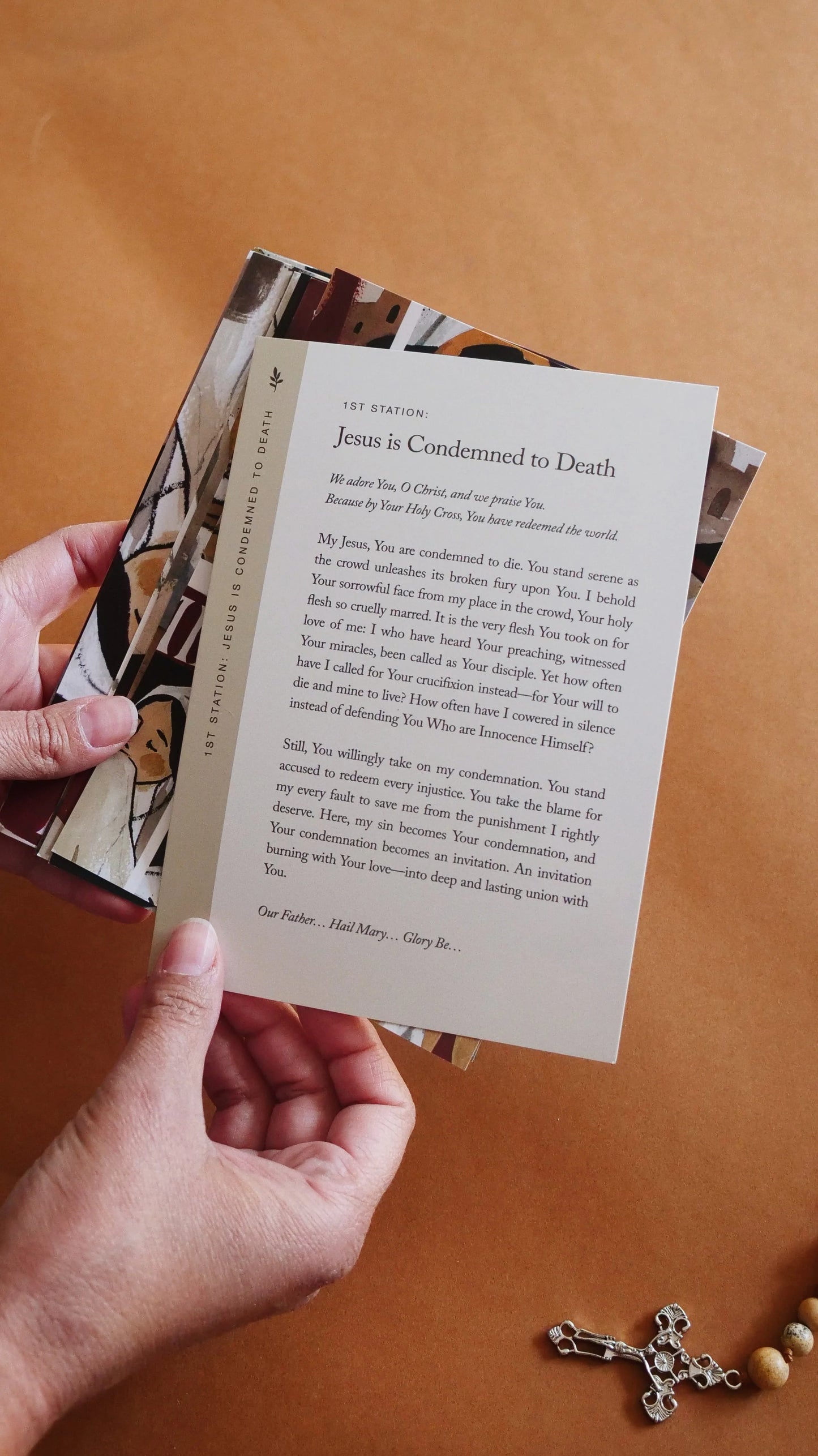 Stations of the Cross Prayer Cards