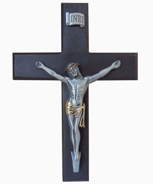 Black Wall Crucifix