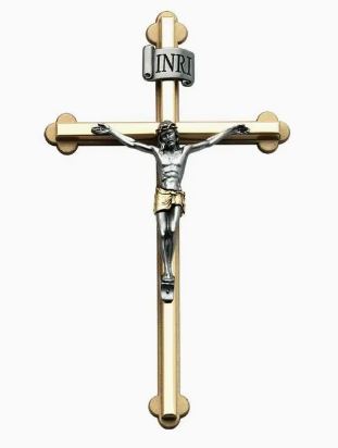 2-Tone Wall Crucifix