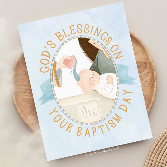 Baptism Day Greeting Card