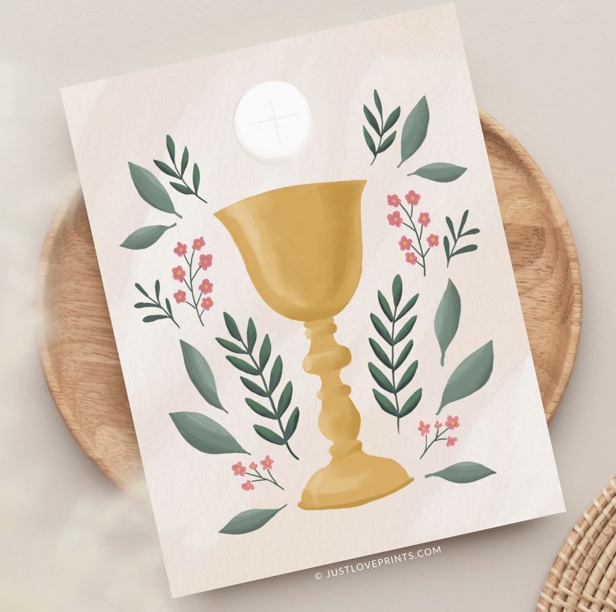 Eucharist Greeting Card