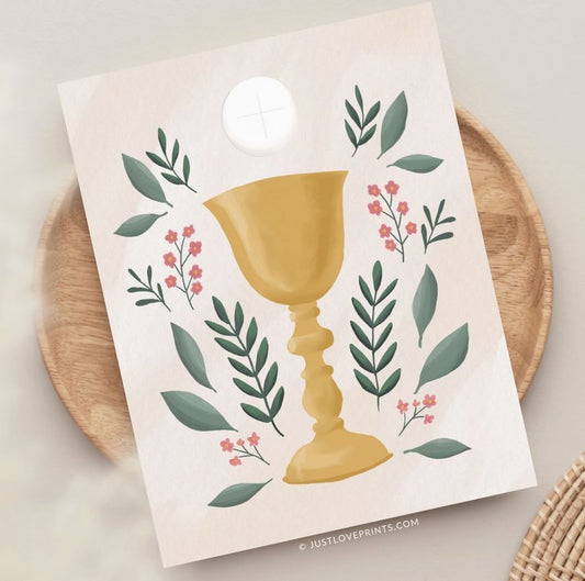 Eucharist Greeting Card