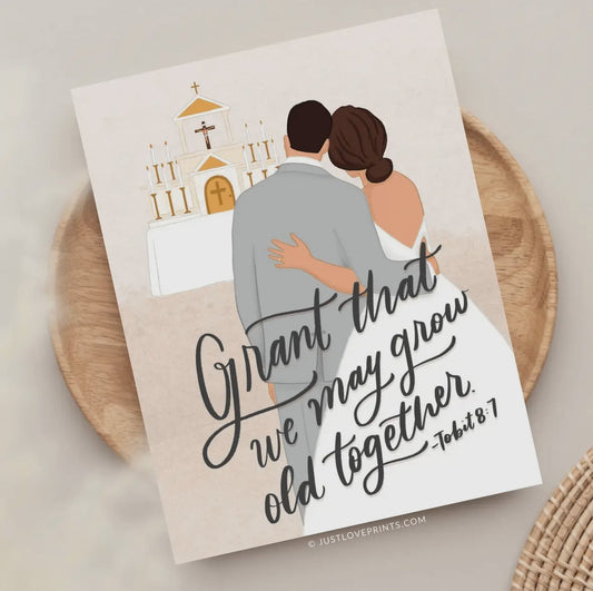 Grant that We May Grow Old Together Greeting Card