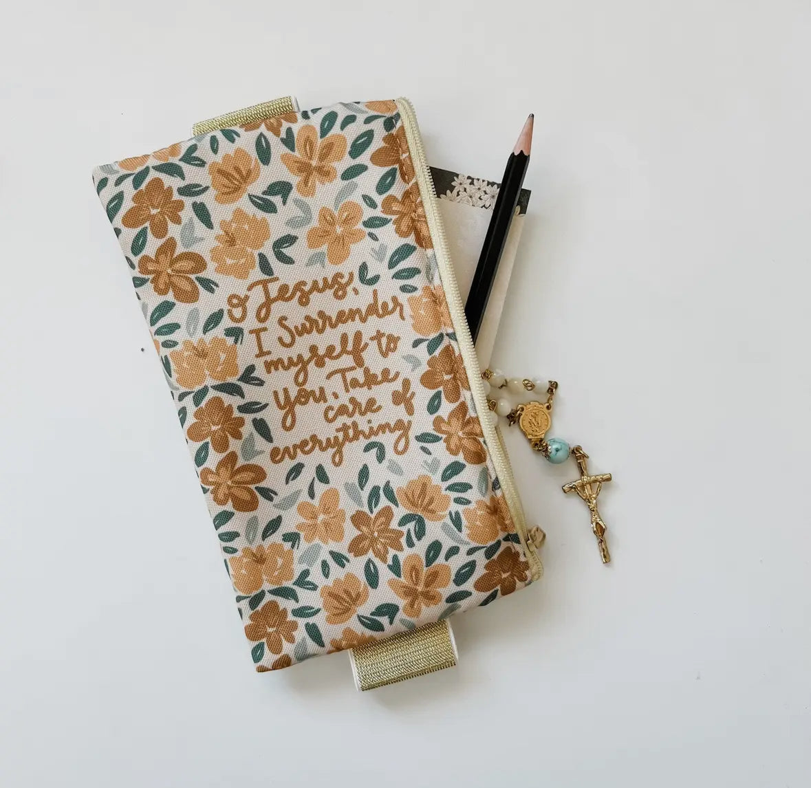 Surrender Prayer Catholic Bible/Planner Pouch
