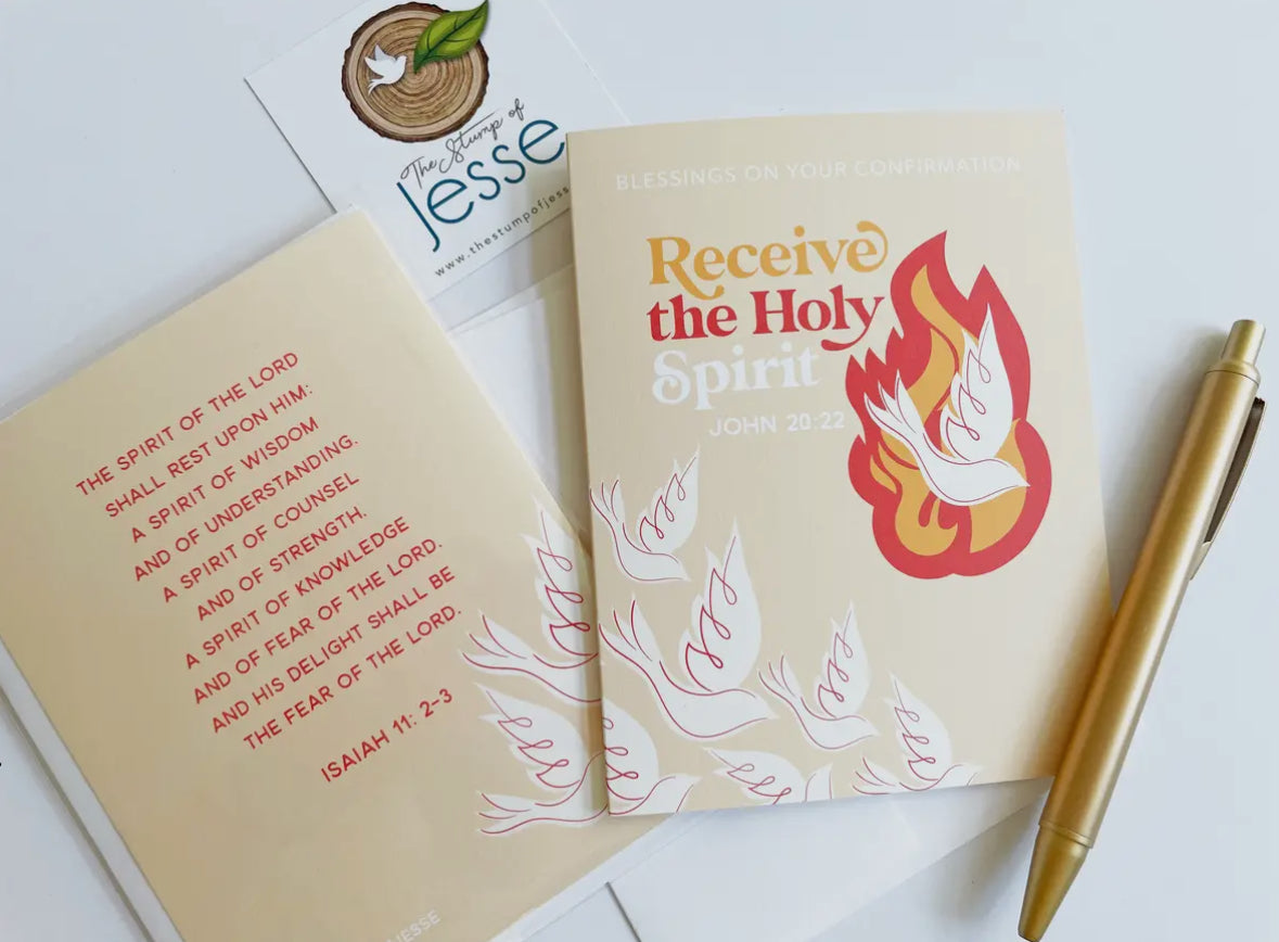 Receive the Holy Spirit Greeting Card