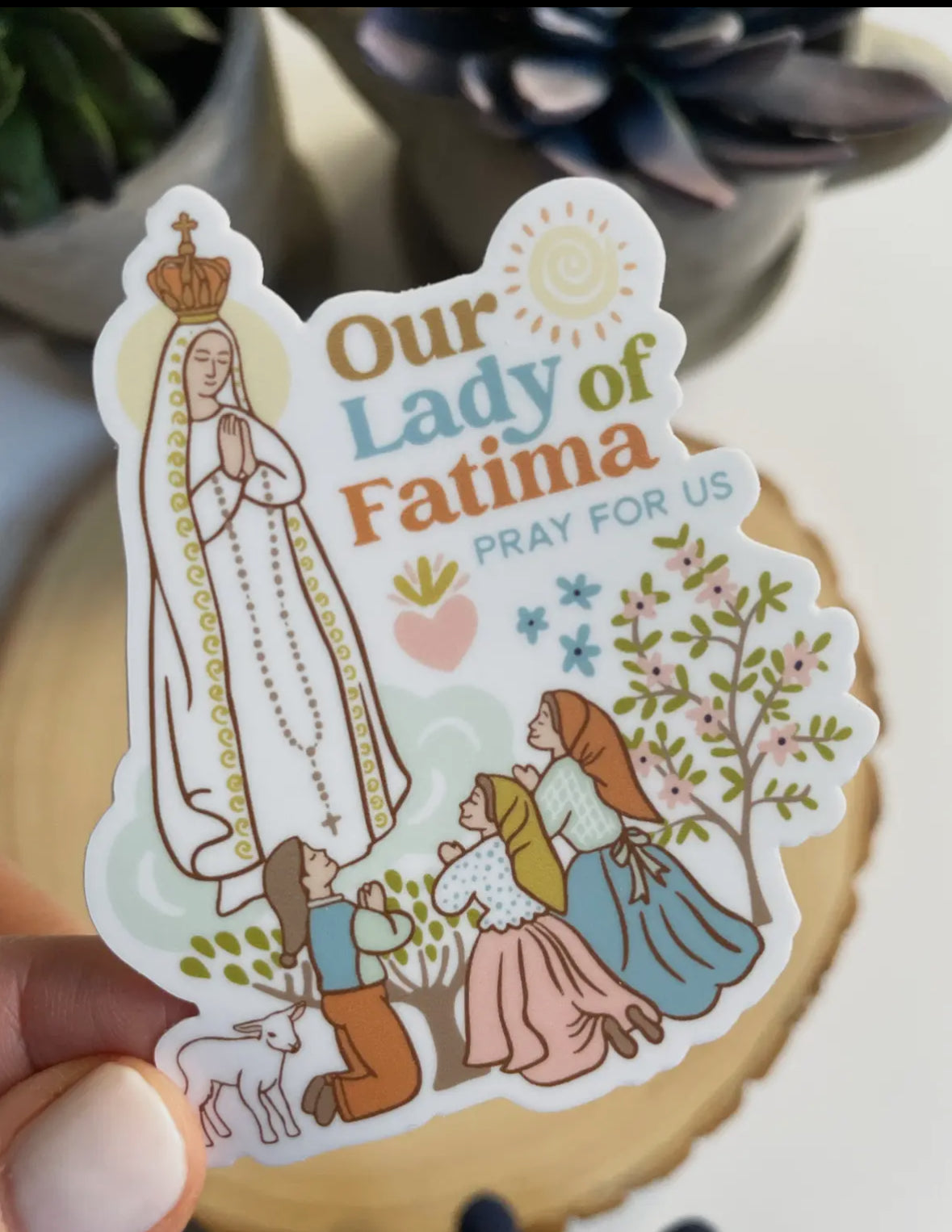 Our Lady of Fatima Sticker