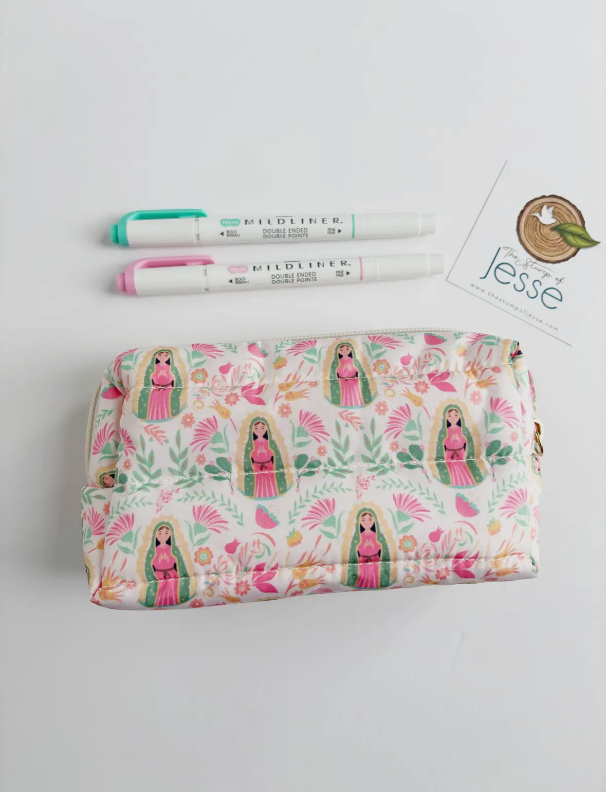 Our Lady of Guadalupe Puffer Pouch