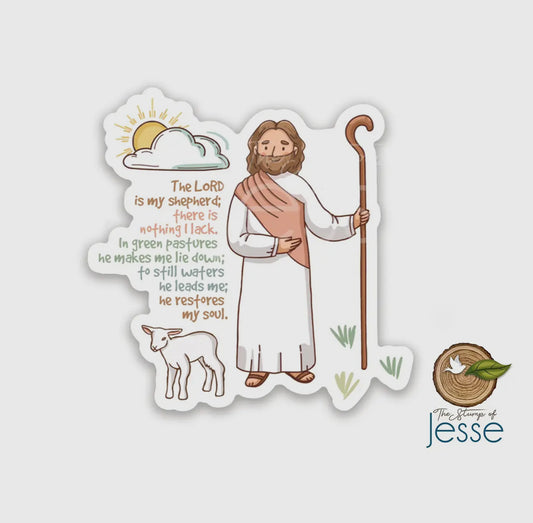 The Good Shepherd Waterproof Sticker