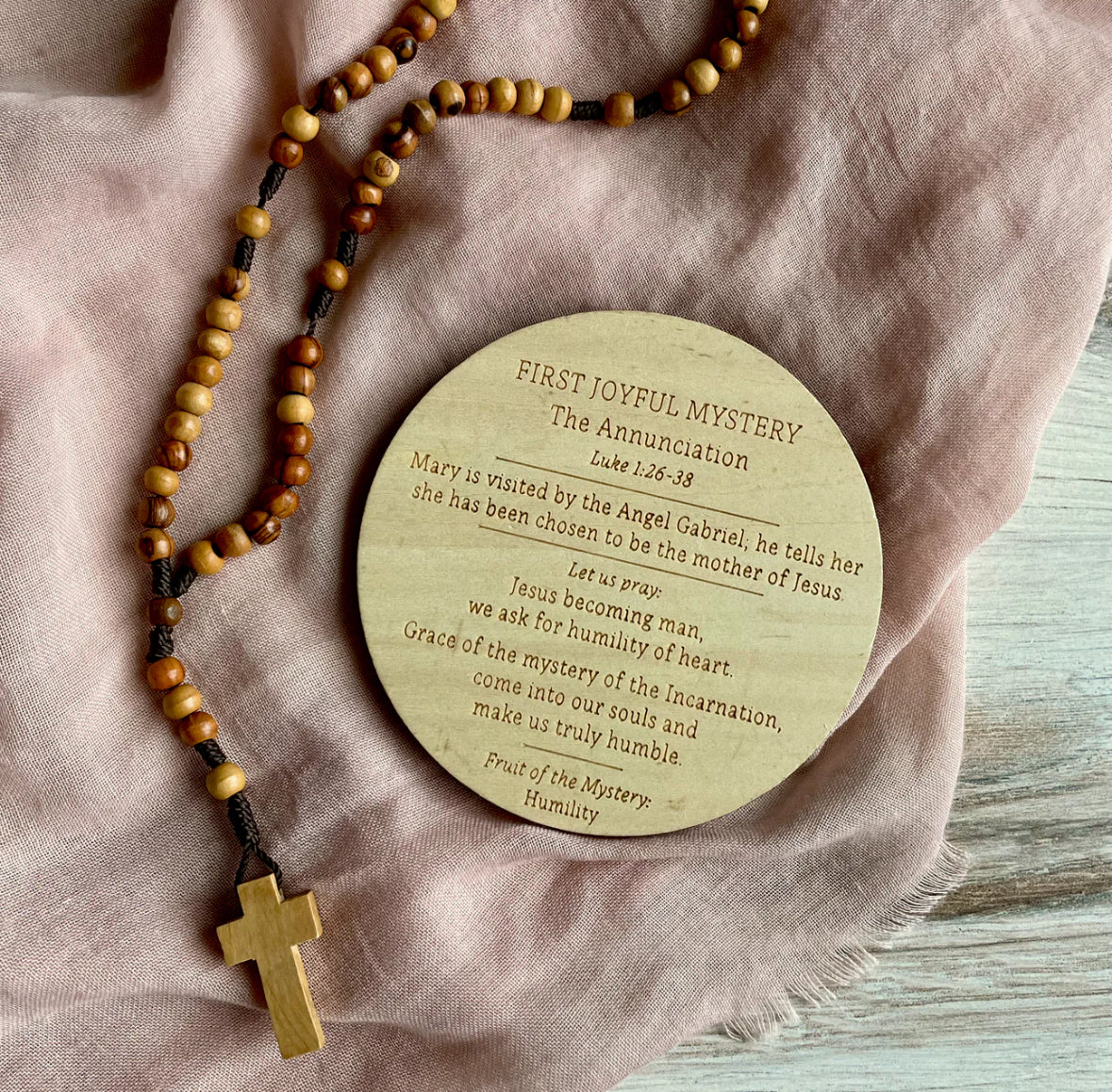 Mysteries of the Rosary Reflection Disc Set