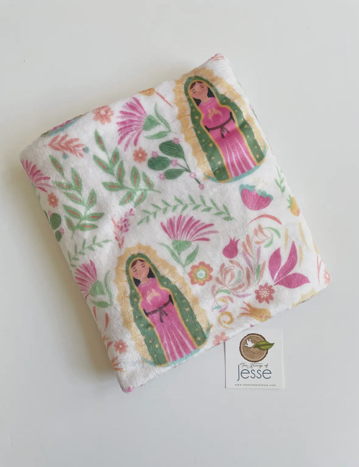 Our Lady of Guadalupe Minky Blanket