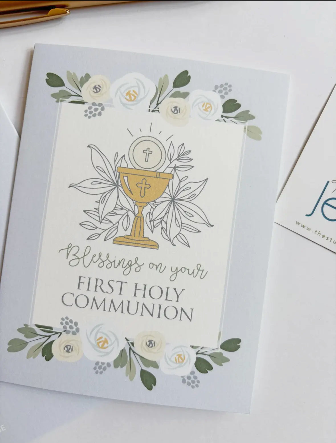 First Holy Communion Greeting Card