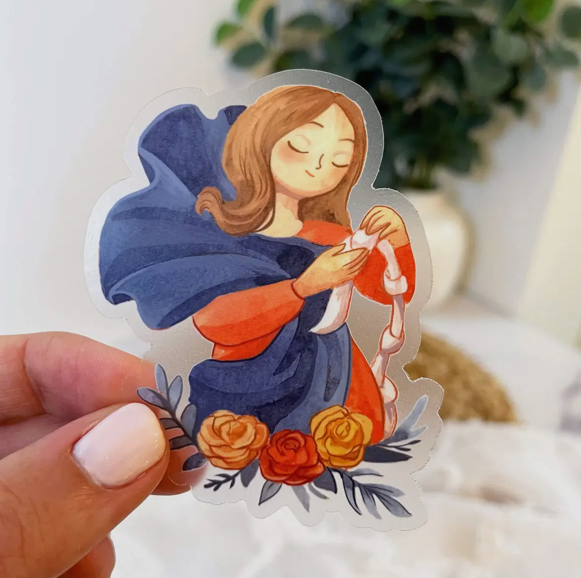 Our Lady Undoer of Knots Vinyl Sticker