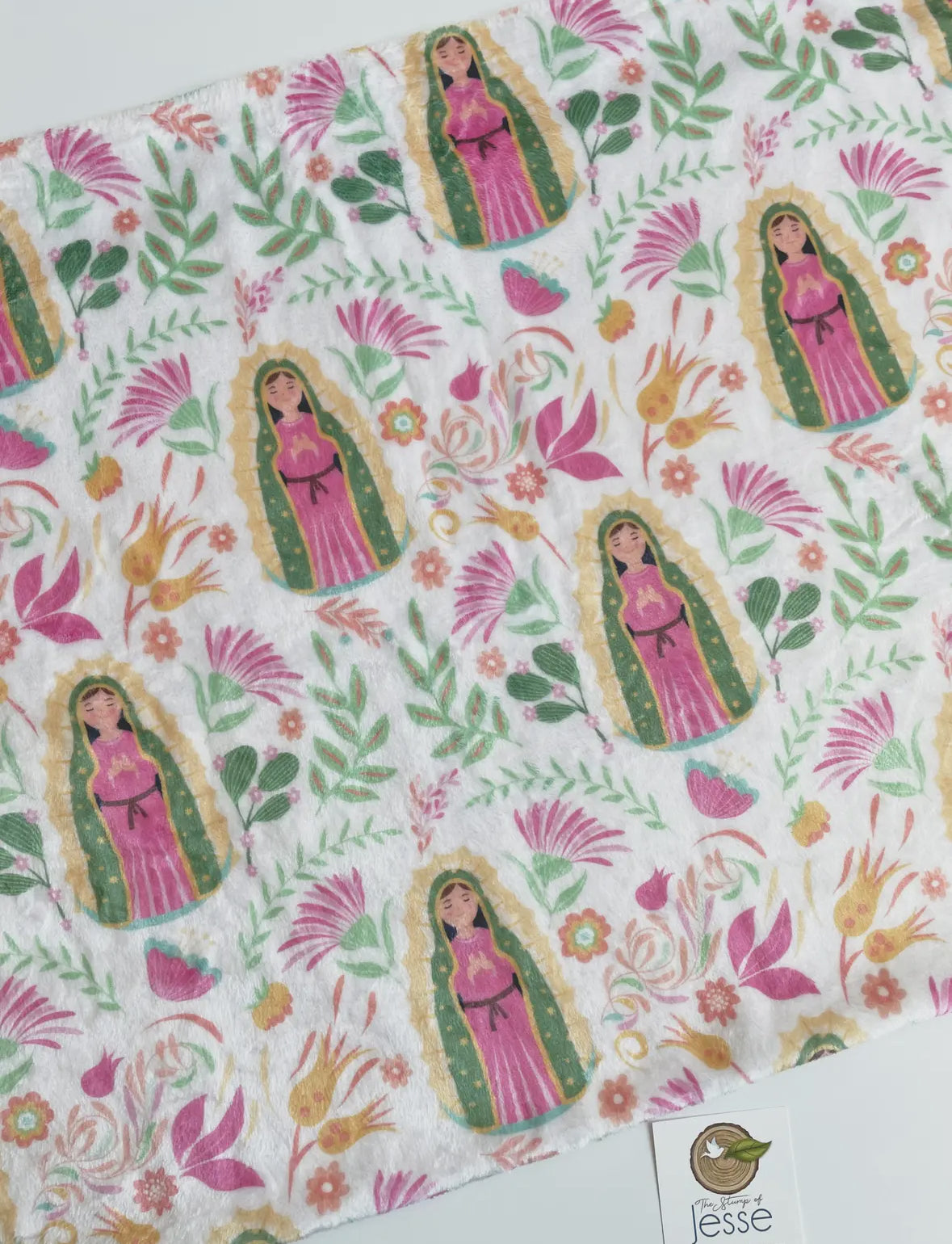 Our Lady of Guadalupe Minky Blanket