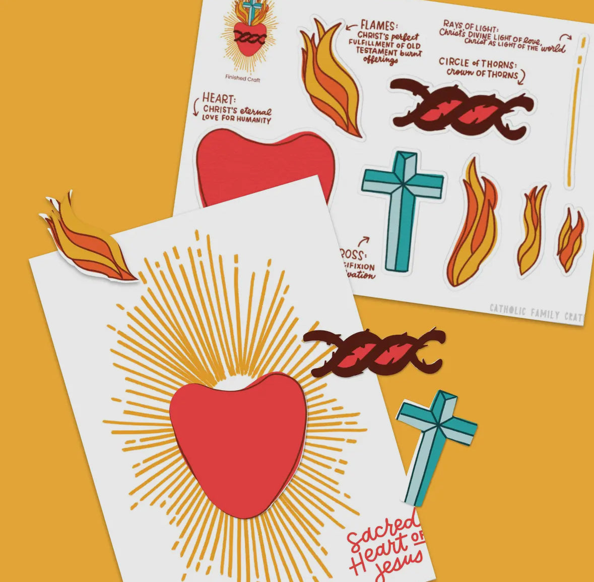 Sacred Heart Enthronement Kit (+3 Crafts)
