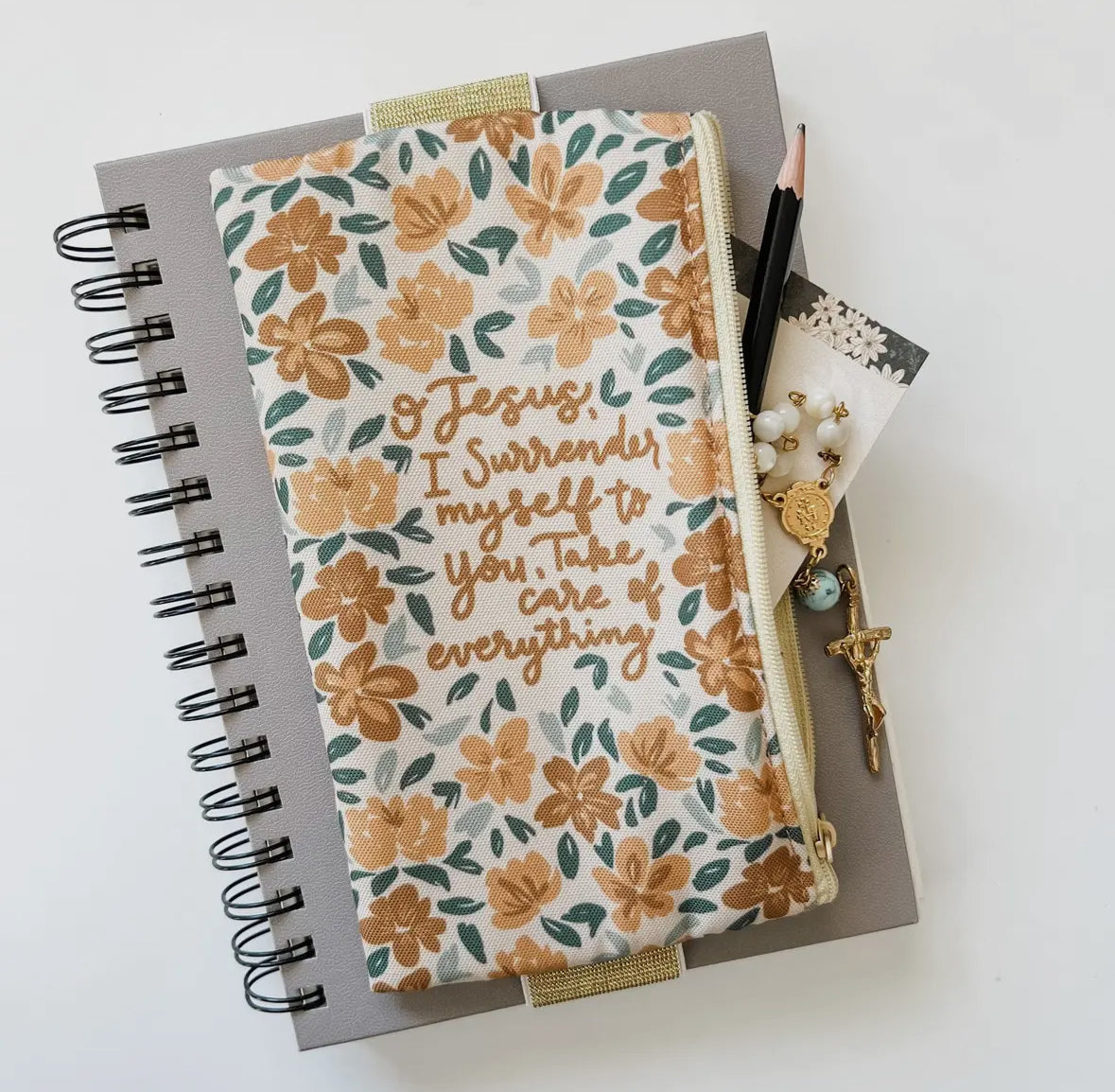 Surrender Prayer Catholic Bible/Planner Pouch