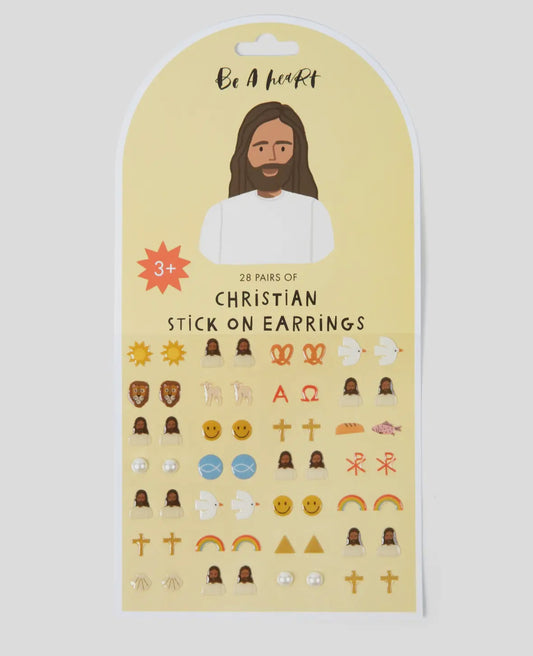 Christian Stick on Earrings