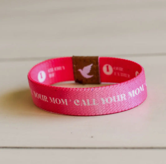 Call Your Mom Girls Rosary Bracelet