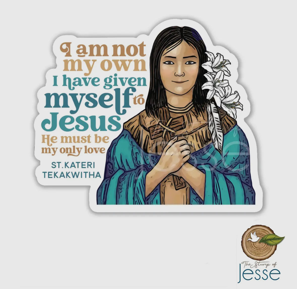 St. Kateri Tekakwitha Sticker