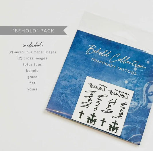 "Behold Collection" Temporary Tattoos